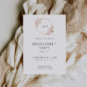 Roos Wedding Engagement Party Invitation Kaart