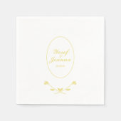 Roos Wedding Servet (Voorkant)