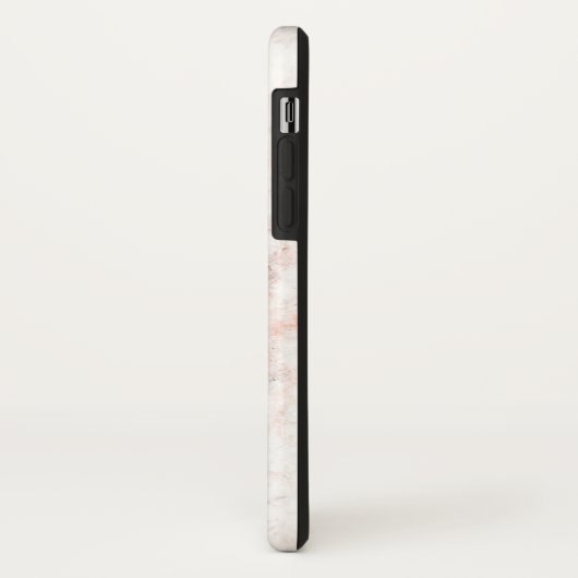 Roos White Marble Case-Mate iPhone Case (Achterkant/links)