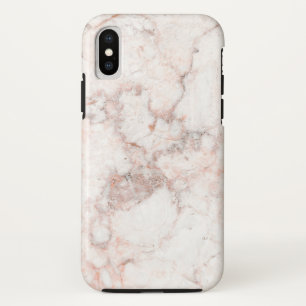 Roos White Marble iPhone X Hoesje