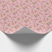 Roos - Wijnbouwpapier Cadeaupapier (Hoek)