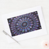 Roos Window Paris Rechthoekige Sticker (Envelop)