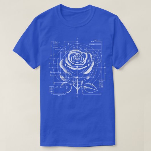 roos Wireframe T-shirt (Design voorkant)