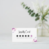 Roos Witte Luxe Eyelashes Klantenkaartje (Staand voorkant)