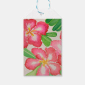 Roos woestijn cadeaulabel (Voorkant)