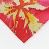 Roos woestijn fleece deken (Hoek)