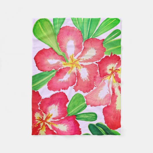 Roos woestijn fleece deken (Voorkant)