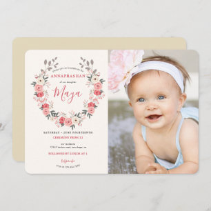 Roos Wreath First Rice Ceremony Kaart