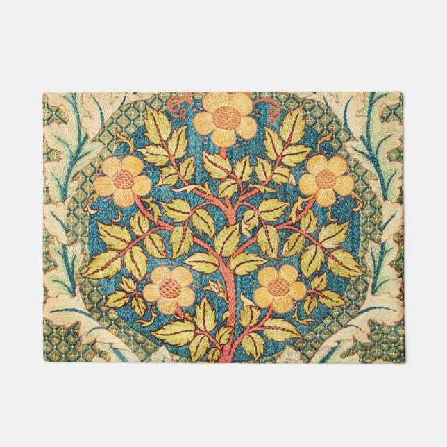 Roos Wreath van William Morris Deurmat (Voorkant)