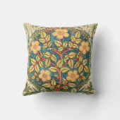 Roos Wreath William Morris  Art Cushion Kussen (Achterkant)