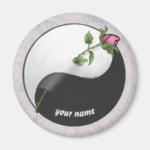 Roos Yin Yang-magneet Magneet