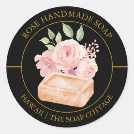 Roos Zeeplabel Ronde Sticker