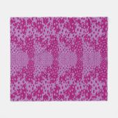 Roosbollenrozen Fleece Deken (Voorkant (Horizontaal))