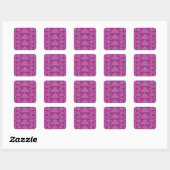 Roosbollenrozen Vierkante Sticker (Vel)