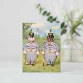 Roosevelt Beren in het leger Briefkaart (Staand voorkant)