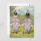 Roosevelt Beren in het leger Briefkaart (Voorkant / Achterkant)