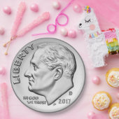 Roosevelt Bord Dime Paper (Feest)