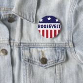 Roosevelt  Campagn Logo Ronde Button 5,7 Cm (In situ)