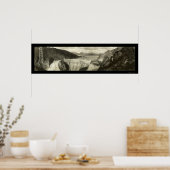 Roosevelt Dam Overflow Foto 1916 Poster (Keuken)