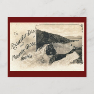 Roosevelt Dam-Vintage Briefkaart