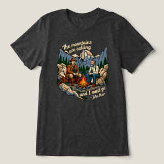 Roosevelt en Muir Yosemite roept Tri-Blend Shirt