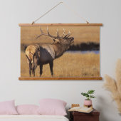 Roosevelt Eull Elk Wyoming Hangend Wandkleed (Slaapkamer)