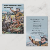 Roosevelt grille le carte de visite d'historien de (Devant / Derrière)