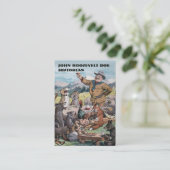 Roosevelt grille le carte de visite d'historien de (Debout devant)