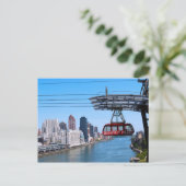 Roosevelt Island Tram Briefkaart (Staand voorkant)