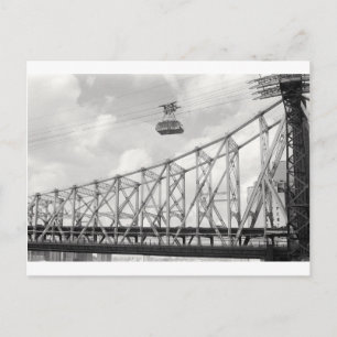 Roosevelt Island Tramway, NYC, analoge (film) foto Briefkaart