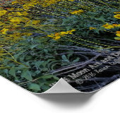 Roosevelt Lake Bridge Arizona Yellow Wildbloemen Poster (Hoek)