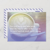 roosevelt succesquote briefkaart (Voorkant / Achterkant)