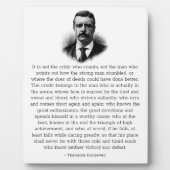 Roosevelt's Man in de Arena Fotoplaat (Voorkant)