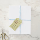 Roosframe – Hemelsgele Trouw Cadeaulabel (Met Touw)