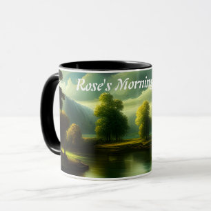 Roos's Morning Coffee Gepersonaliseerde Mok