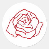 Roosstickers Ronde Sticker (Voorkant)