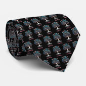 Roost in Faith Tree Necktie Stropdas (Opgerold)