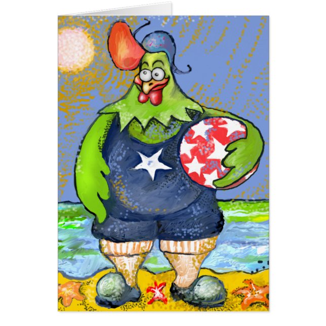 * Roostar dans la plage * (Devant)