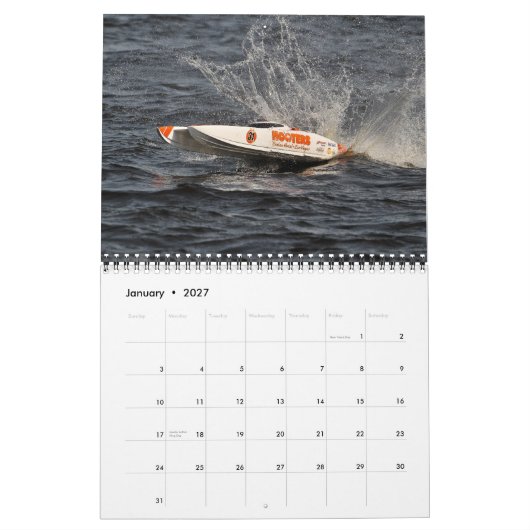Rooster 2010 RC Boat 2010 Kalender (Jan 2027)
