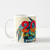 Rooster 2017 Groet in het Vietnamees Koffiemok (Links)