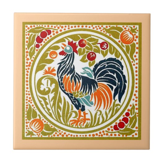 Rooster 3 tegeltje (Voorkant)