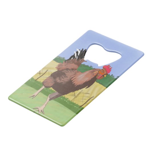 Rooster à la campagne (Dos Angle)