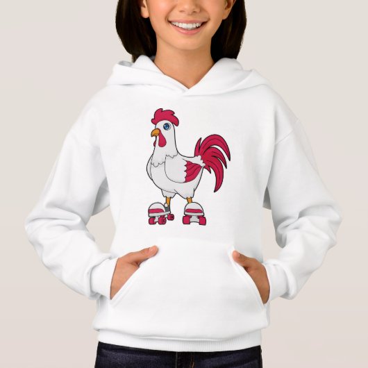 Rooster à Patinage en ligne avec Roller skates (Devant)