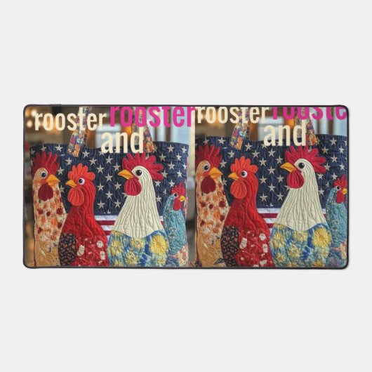rooster and rooster bureaumat (Voorkant)