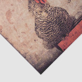 Rooster  Antiek Boerderij Tissuepapier (Detail)