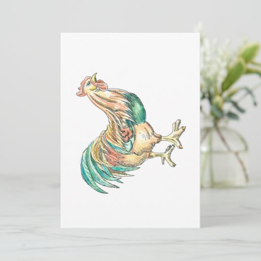 Rooster Art (Staand voorkant)