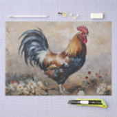 Rooster Art Olieverfschilderij Decoupage Tissuepapier (Craft)