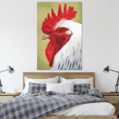 ROOSTER ART PRINT STRETCHED CANVAS (Insitu (Slaapkamer))