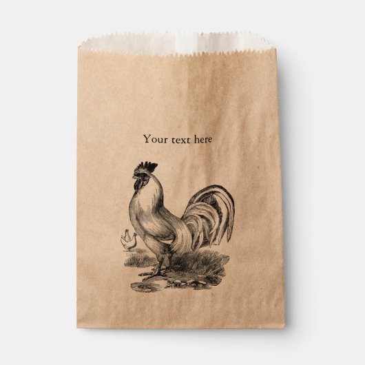 rooster bedankzakje (Voorkant)