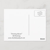 Rooster Bird Art Briefkaart (Achterkant)